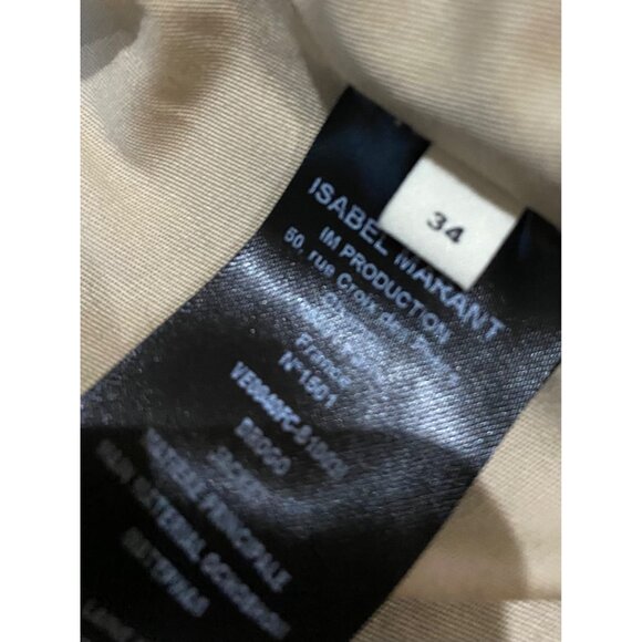 Isabel Marant Drogo Jacket Size 34 | US Size 2 Sand Wool - Picture 11 of 16